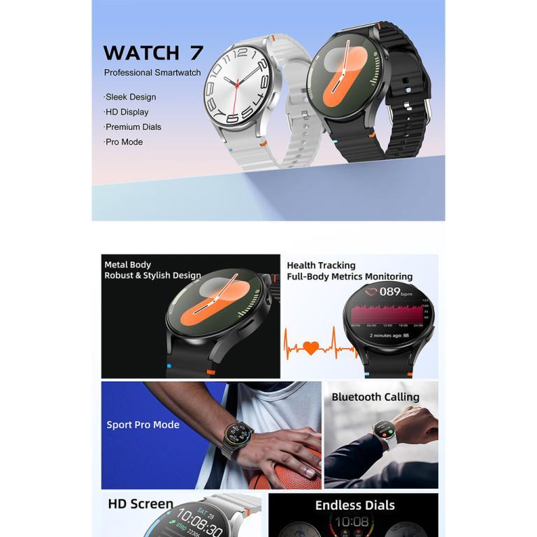Watch7 Max 1.3 Inch Smart Watch with Bluetooth Calling, … in Geylang - Image 1
