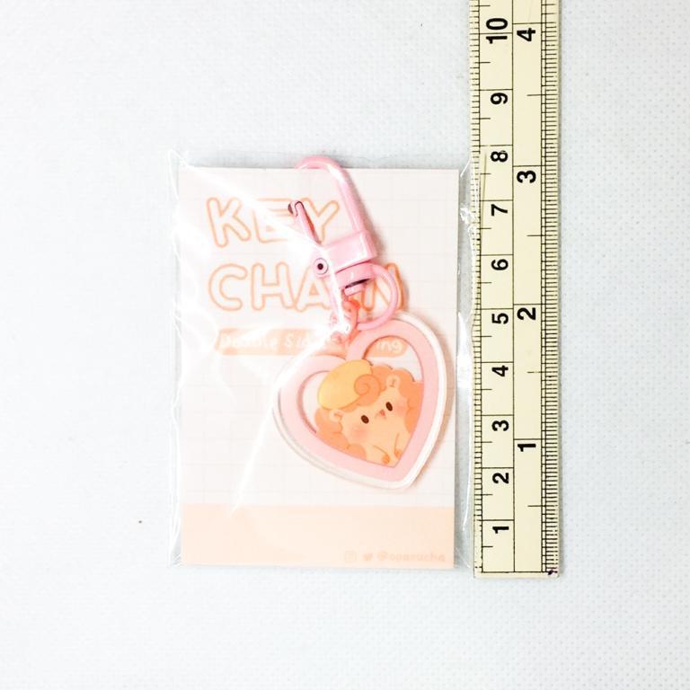 Acrylic Keychain With Cute Hedgehog Pattern Mixed Patterns … in North-Eastern Islands - Image 1