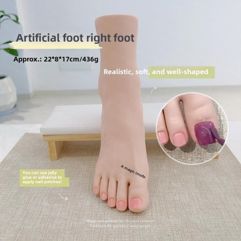 ROSEGOOD Nail Simulation Practice Hand, Silicone Soft Fake … in Novena - Image 1
