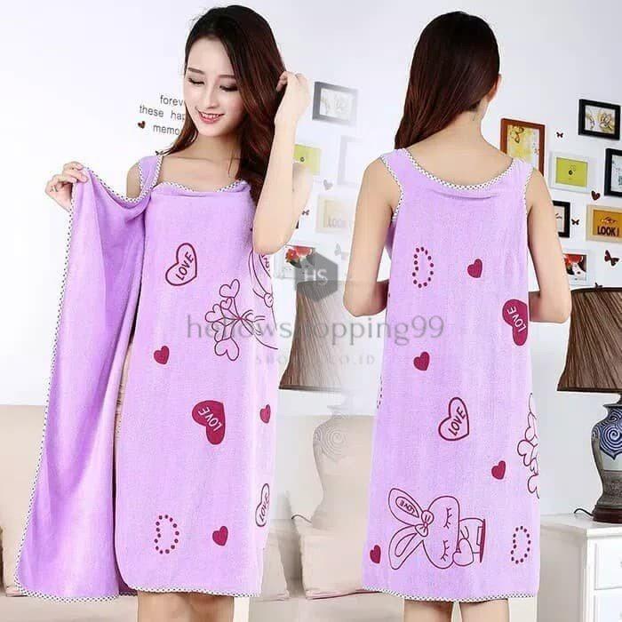ADZ - Rabbit Wearable Bath Towel - Rabbit Motif Kimono Bath … in Sembawang - Image 1