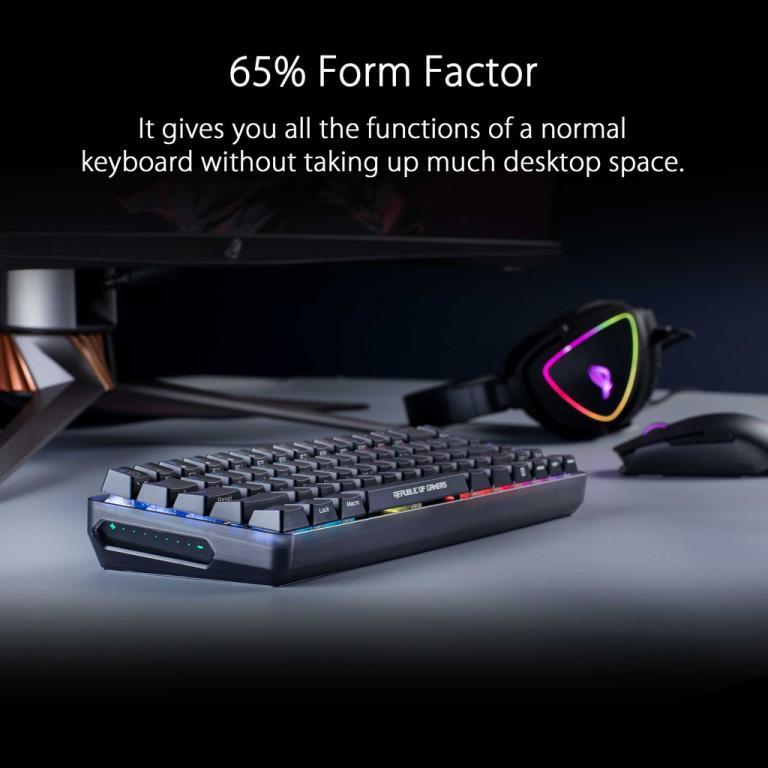 ASUS ROG Falchion NX 65% Wireless Gaming Keyboard, … in Bishan - Image 1