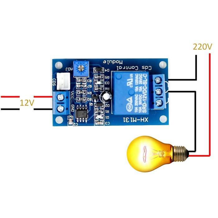 CAHAYA Light Switch Relay Module LDR Sensor Switch XH-M131 … in Toa Payoh - Image 1