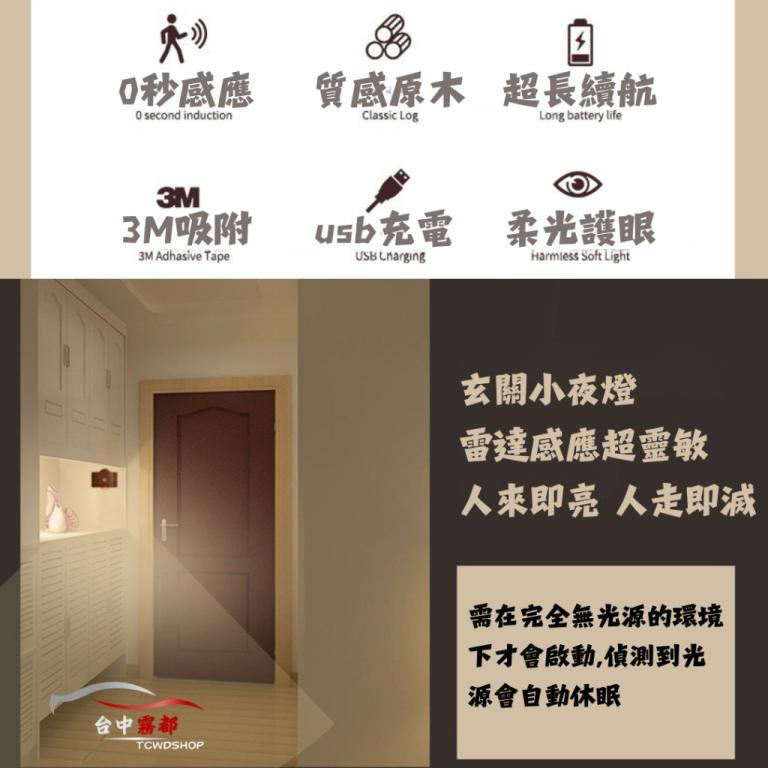 [Next Day Delivery Invoices] Solid Wood Radar Sensor Human … in Geylang - Image 1