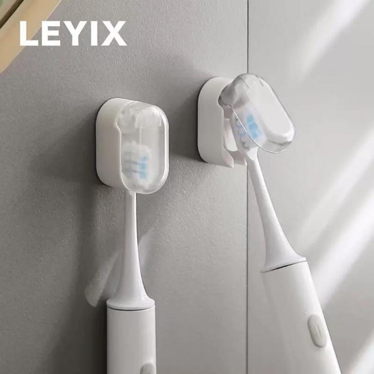 Toothbrush Holder Wall-Mounted Storage Cover Rack With Lid … in Toa Payoh - Image 1
