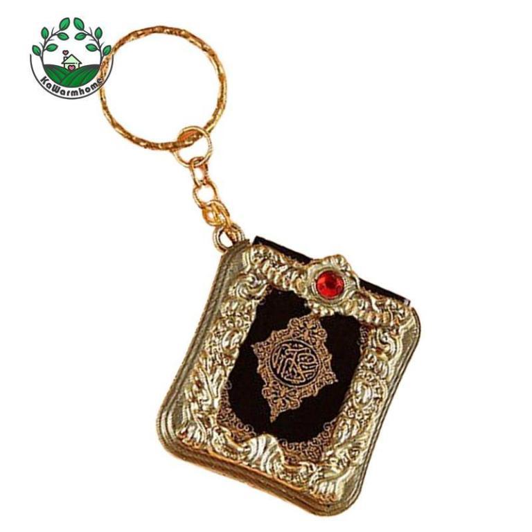 [Whcart] Mini Koran Book Pendant Keychain Alloy Key Rings … in North-Eastern Islands - Image 1