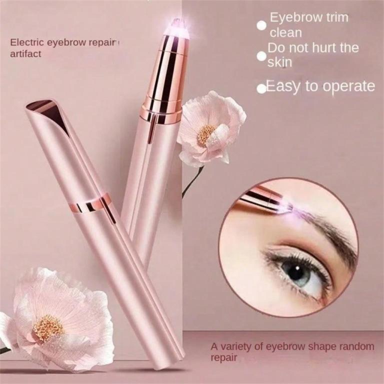 Electric Eyebrow Trimmer Razor USB Rechargeable - Facial … in Singapore - Image 1