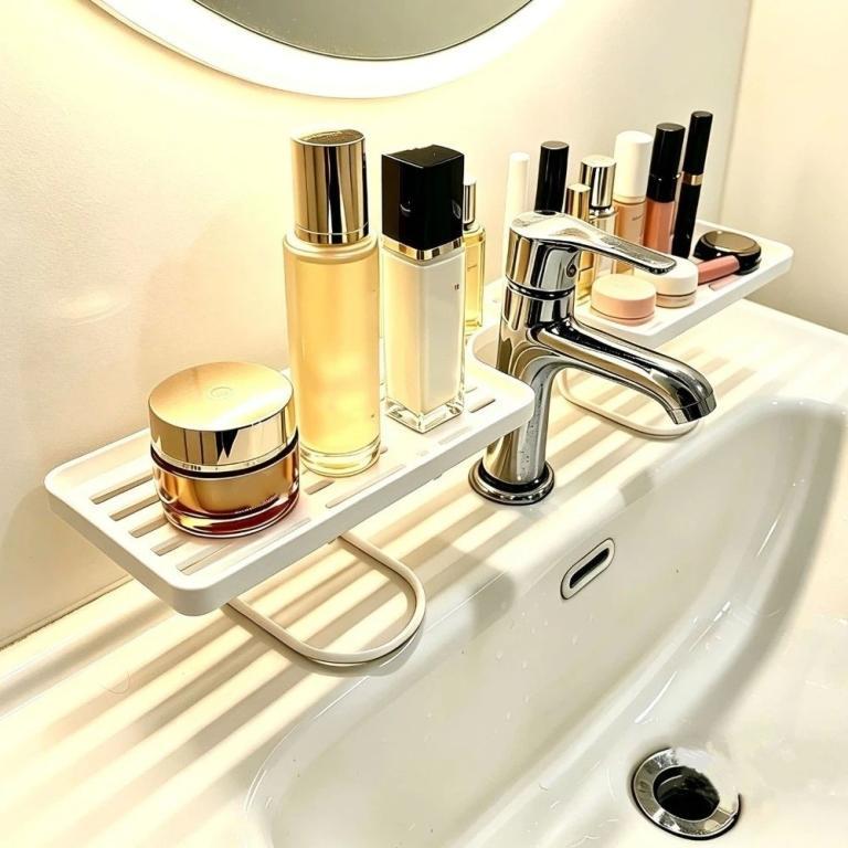 ABABIT Bathroom Storage Rack, Water Drainage Universal … in Toa Payoh - Image 1
