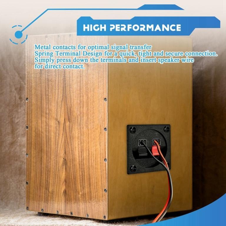 4PCS Speaker Box Terminal Cup, Spring Square Subwoofer Box … in Toa Payoh - Image 1