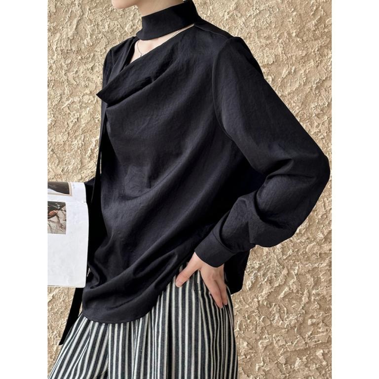 Classy Halter Neck Ribbon Top Dating Commuter All-Mature … in Bishan - Image 1