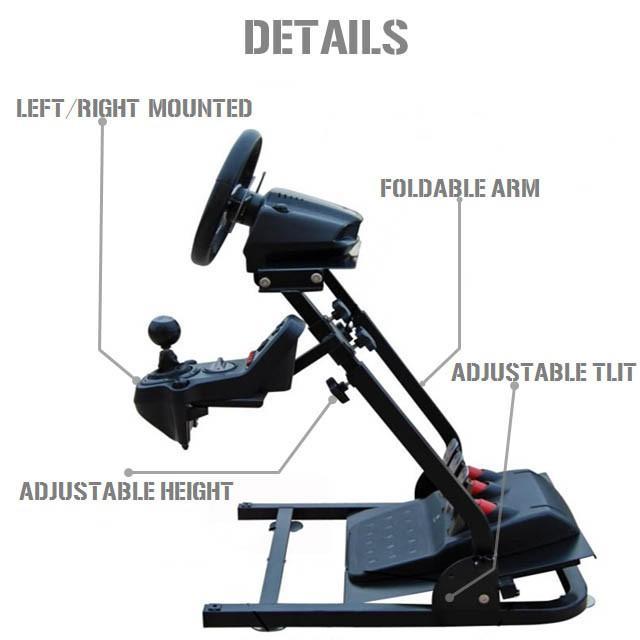 Foldable Racing Wheel Stand Mount cockpit for logitech and … in Mandai - Image 1
