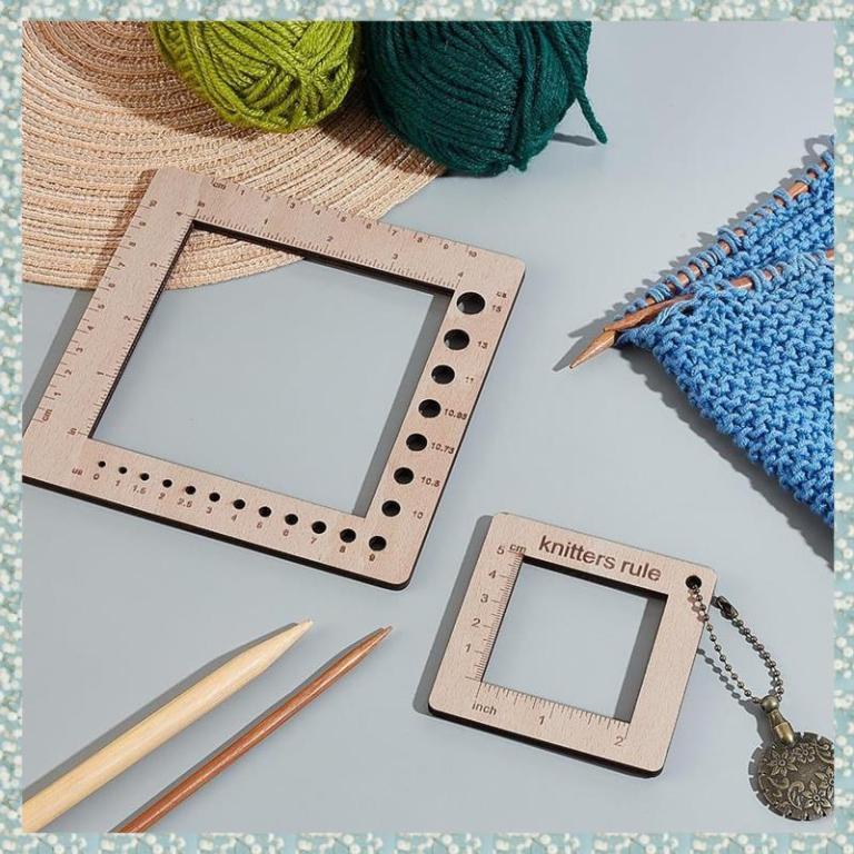 [h5bl3j6wj.ph] Knitting Knitter Ruler with Threader Cutter … in Toa Payoh - Image 1