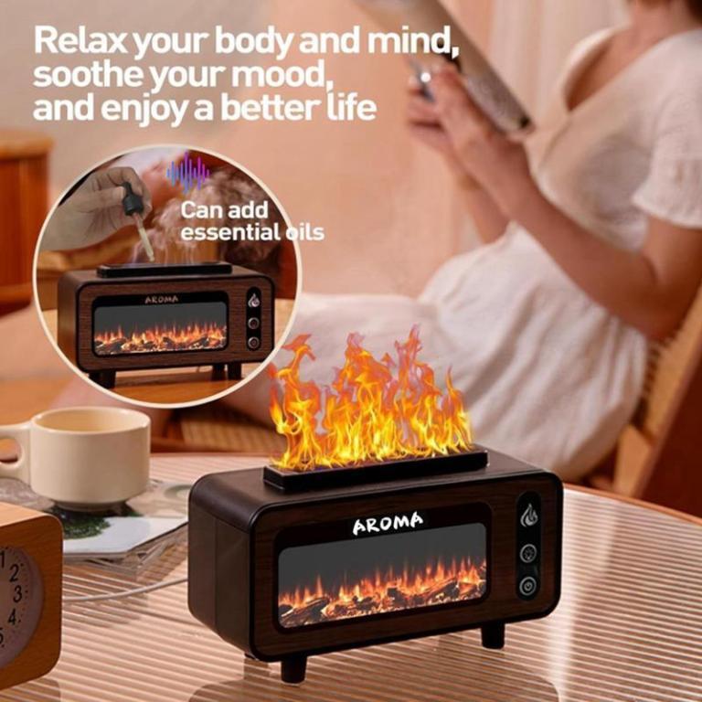 Aroma Diffuser Flame Essential Oil Diffuser 7 Flame Color … in Bukit Batok - Image 1