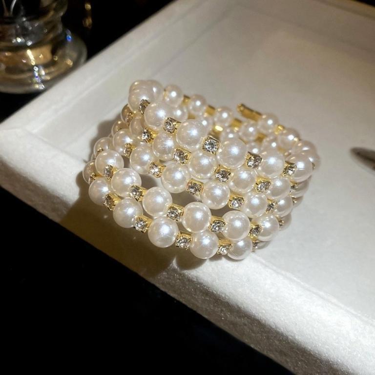 TWINKLE1 Multi layer Rhinestones Bangles, Fashion Luxury … in Bukit Batok - Image 1