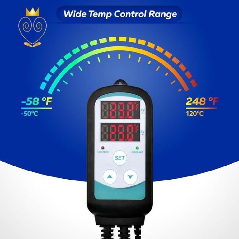 Thermostat Plug, Digital Temperature Controller, Dual … in Mandai - Image 1
