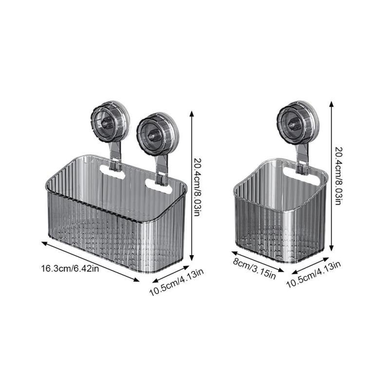 Suction Cup Shelf Storage Rack No Punching Wall Mounted … in Toa Payoh - Image 1