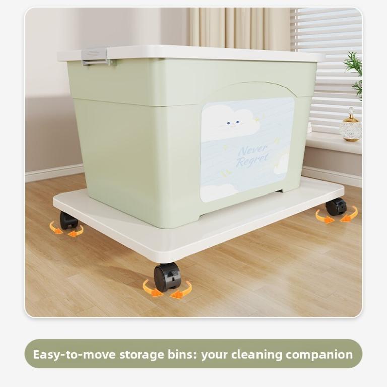 Storage Box Movable Base With Wheels, Under-Desk Organizer, … in Mandai - Image 1