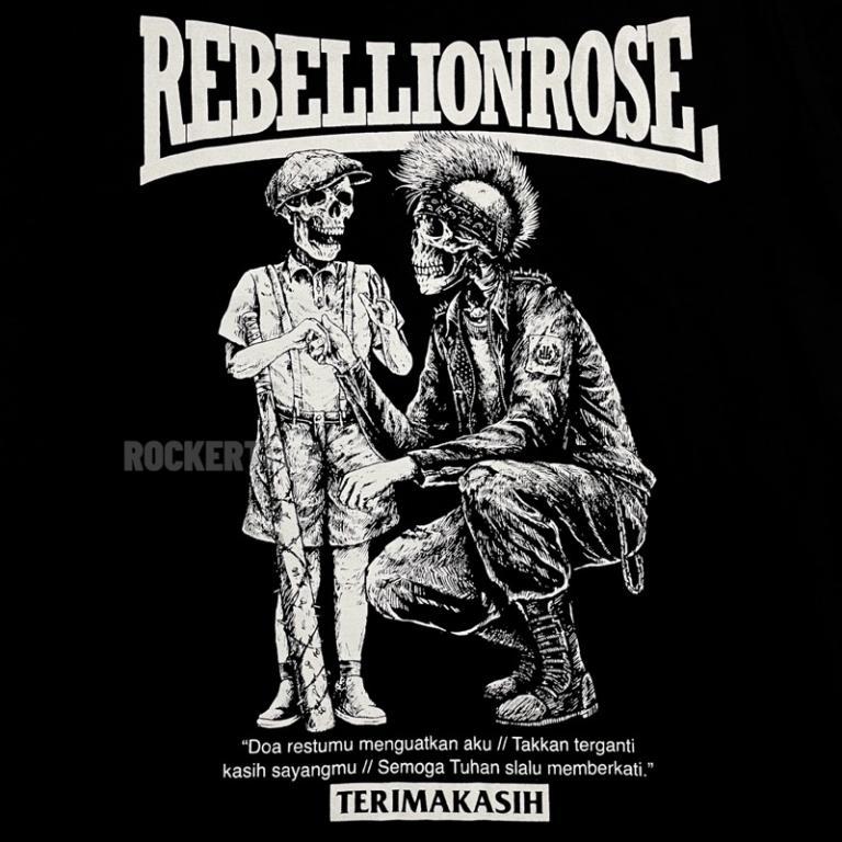 REBELLION ROSE - THANK YOU | TSHIRT BLACK | OFFICIAL MERCHANDISE in Geylang - Image 1