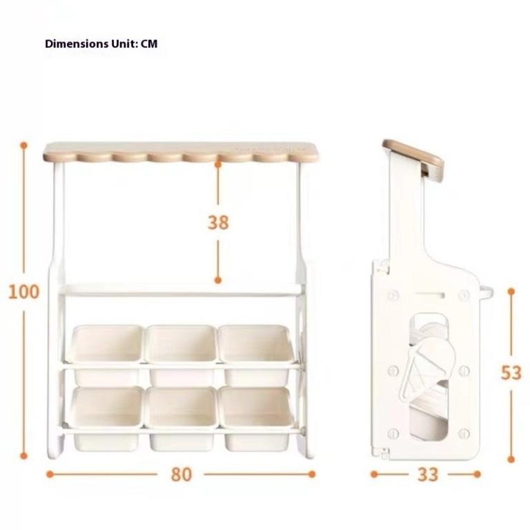 Children's Toy Storage Rack Multifunctional Baby Organizer … in Pasir Ris - Image 1