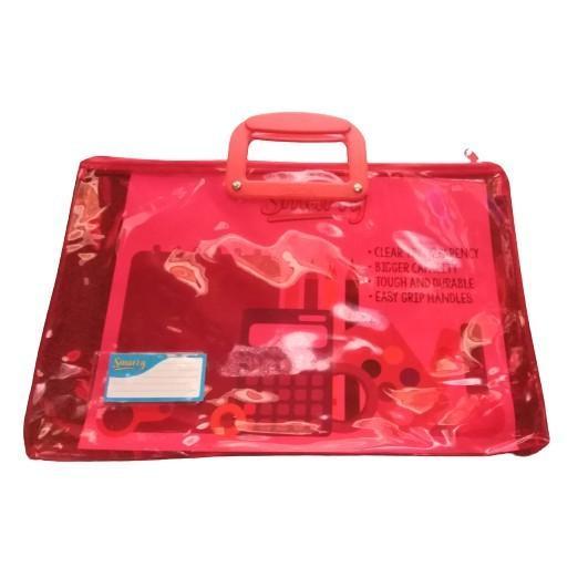 LONG SMARTY EXPANDING PLASTIC ENVELOPE WITH ZIPPER AND HANDLE in Toa Payoh - Image 1