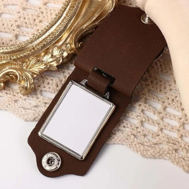 GILDAI Photo Keyring, PU Leather Photo Frame Design Photo … in North-Eastern Islands - Image 1