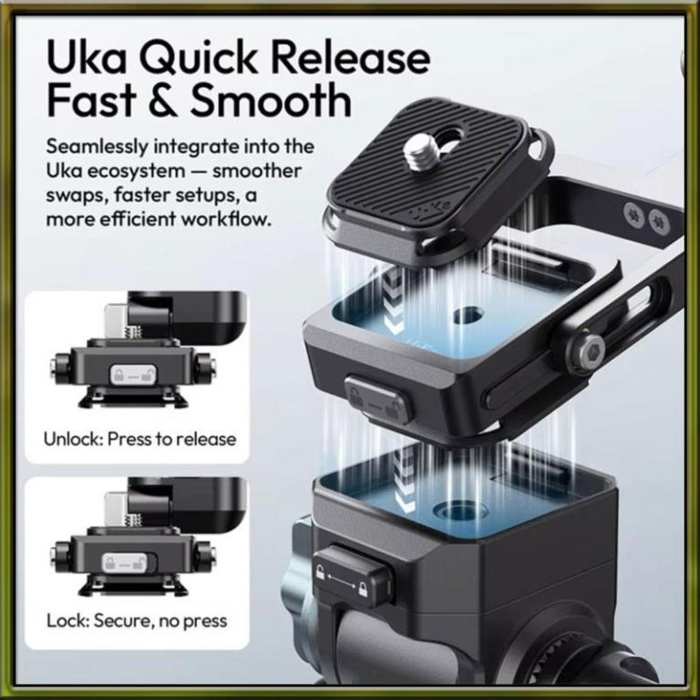 XJ01 Universal Camera Cage Foldable 2-In-1 Handle for DSLR … in Singapore - Image 1