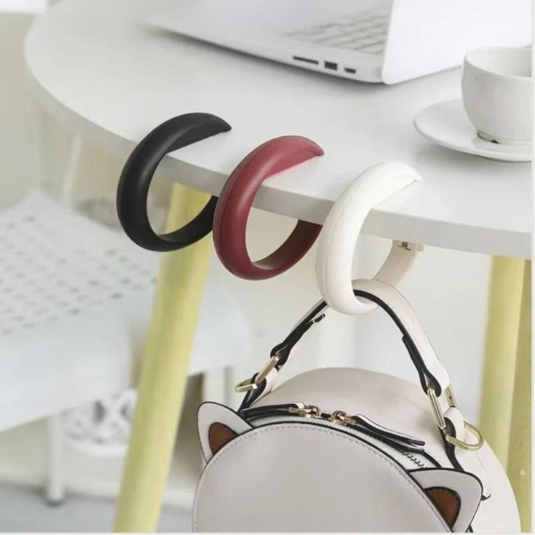 BAIHEE Table Bag Hanger, Removable Portable Desk Side … in Bishan - Image 1