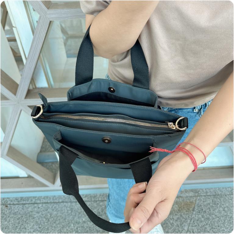• Versatile Three-Compartment Nylon Shoulder Bag Large … in Singapore - Image 1