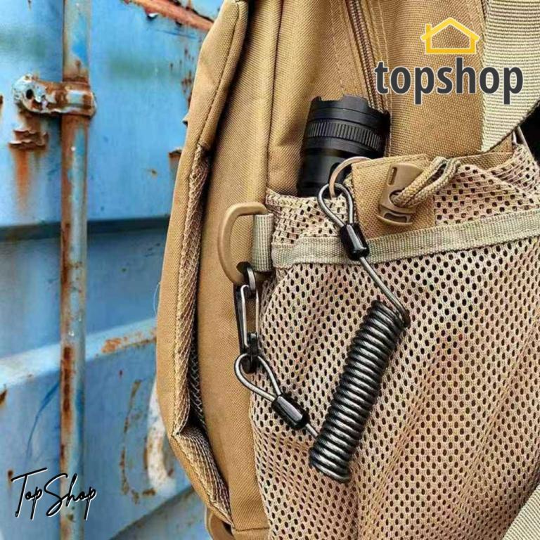 TOPSHOP 1pcs Fishing Safety Rope Anti Loss Spring Wire for … in Toa Payoh - Image 1
