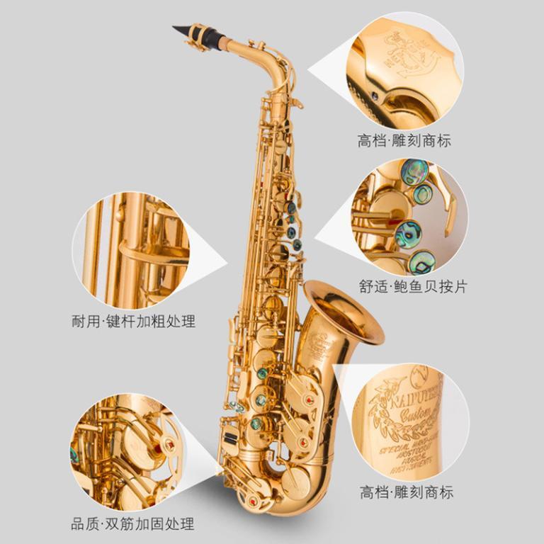 Saxophone Instruments Drop e-Tuned Alto Saxophone Beginner … in Toa Payoh - Image 1