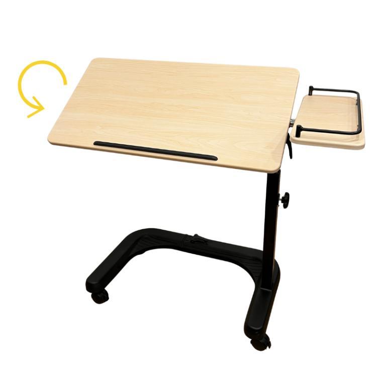 CarePlus Adjustable Overbed Table Desk with Extra Wide … in Sembawang - Image 1