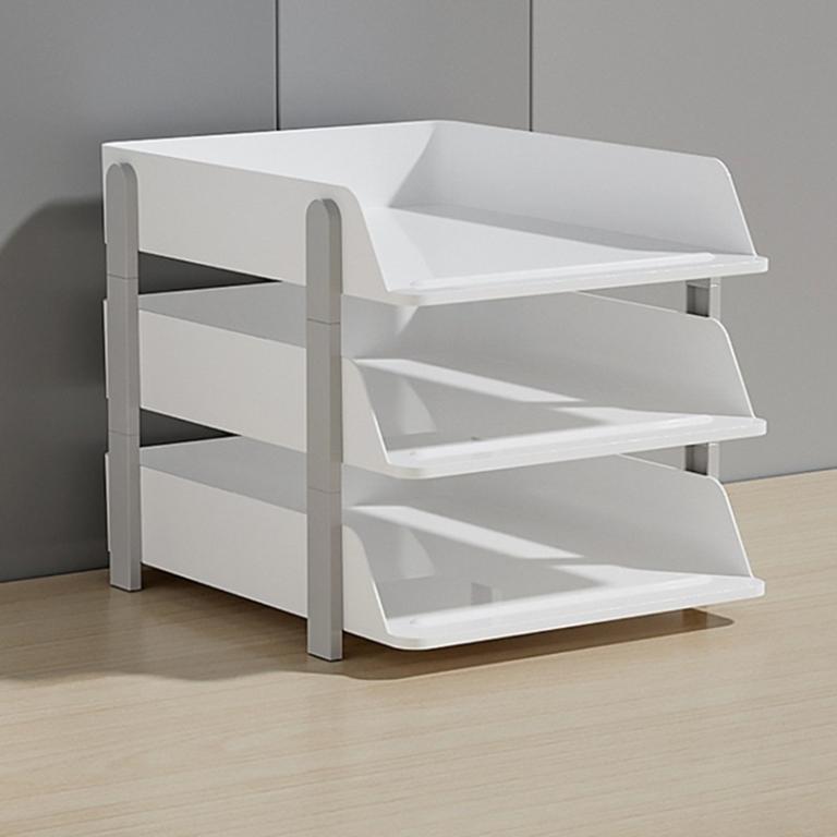 A4 Paper Storage Tray 3 Tiers Stackable, Desk File … in Bishan - Image 1