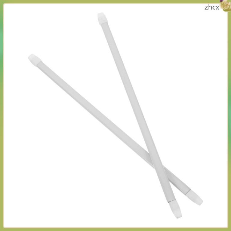 ???? 2Pcs Adjustable Shower Curtain Rods PVC Bathroom and … in North-Eastern Islands - Image 1