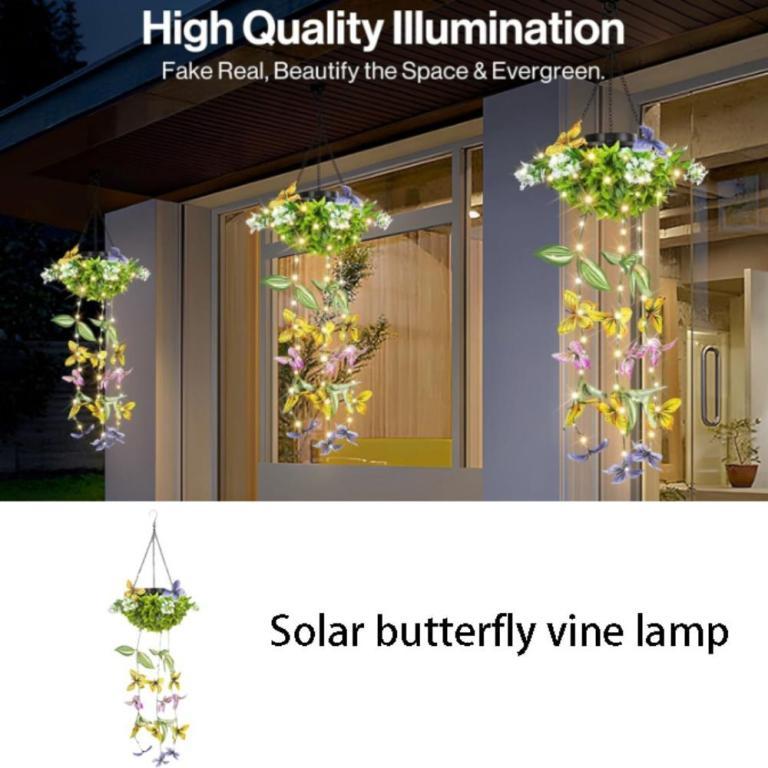 ROFOMON Solar Butterfly Lamp, Waterproof Design Solar … in Geylang - Image 1