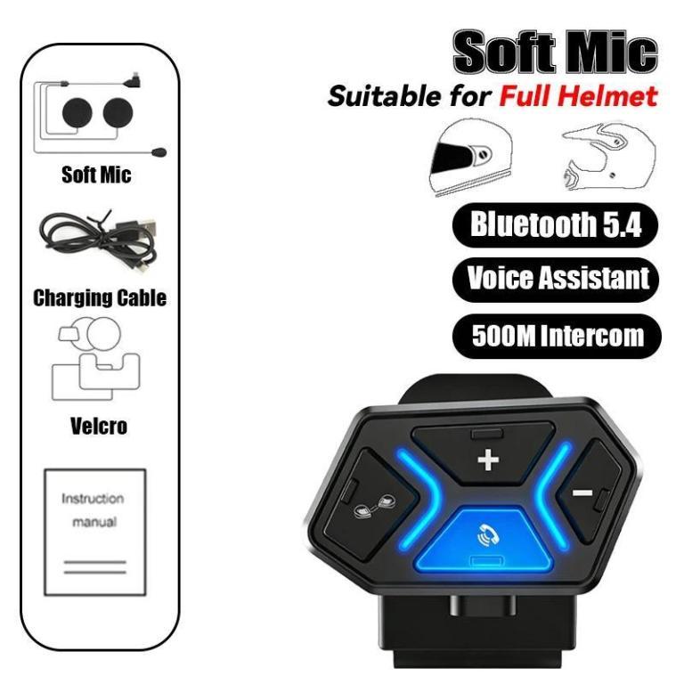 C25 Helmet Headset Motorcycle Intercom Bluetooth 5.4 … in North-Eastern Islands - Image 1