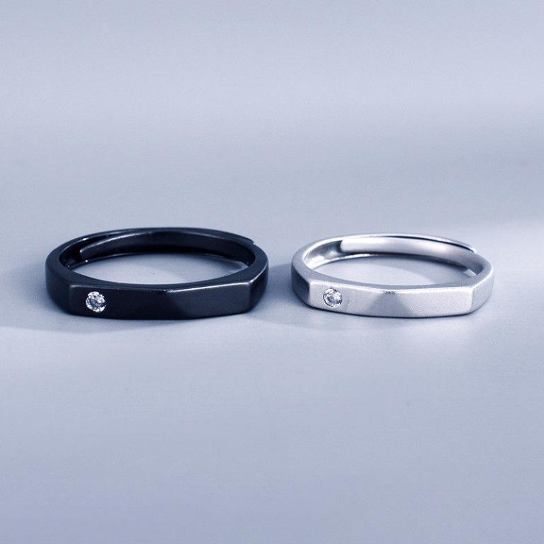 Simple His & Hers Matching Wedding Diamond Rings Set … in Geylang - Image 1