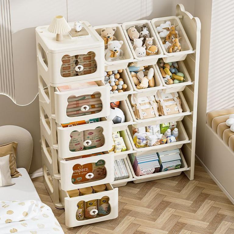 Small Cabinet Children's Toy Storage Rack Multi-Layer Book … in Novena - Image 1