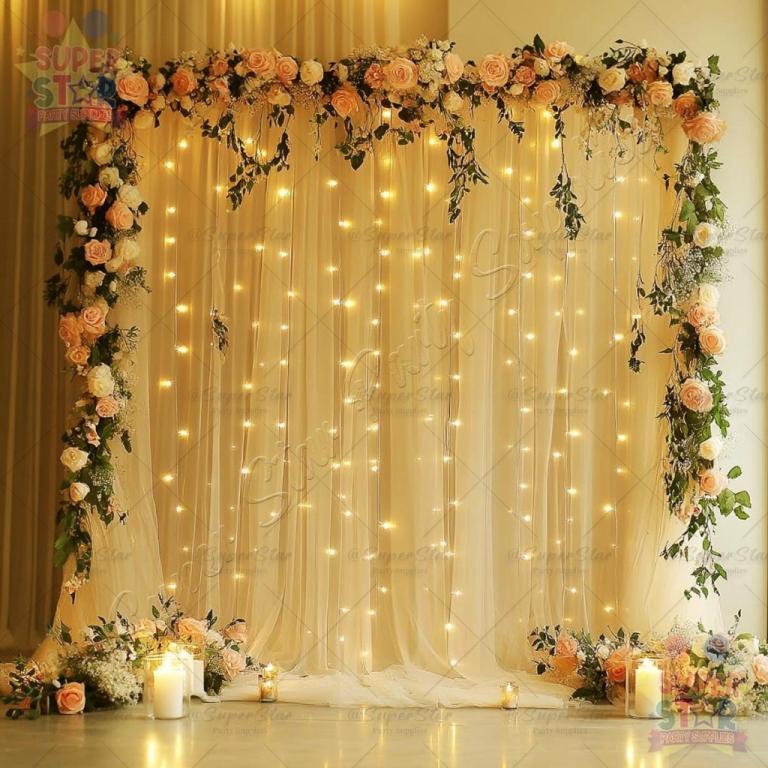 3M 300 LED Window Curtain Light Waterproof Fairy Light 8 … in Mandai - Image 1
