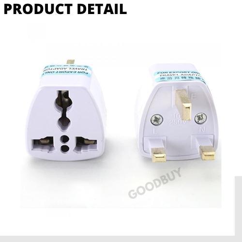 3-Pin Universal Adapter Plug Head UK 3 Pin Plug Socket … in Bukit Batok - Image 1