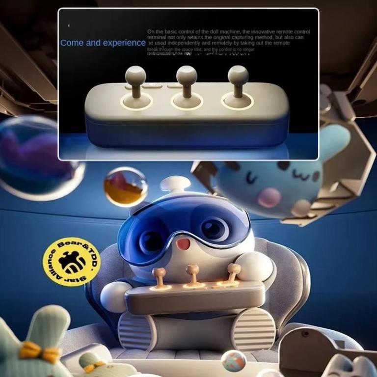 Children's Remote-Control Mini Claw Machine Toy, Coin-Operat … in Singapore - Image 1