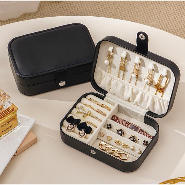 Convenient High-Quality Rectangular Jewelry Cosmetic Box TD03 in Sengkang - Image 1