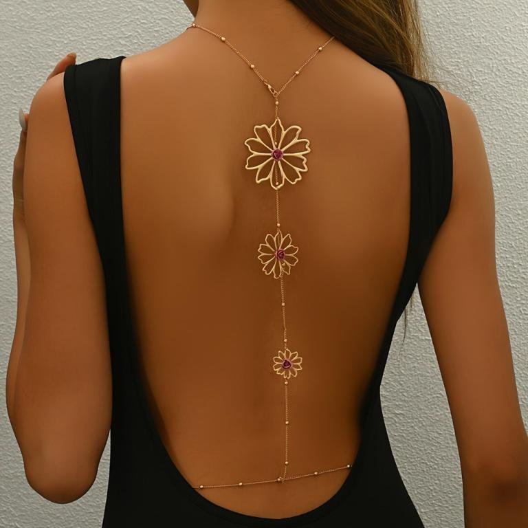 DYRUIDOJSG Women's Body Chain Back Chain, All-In-One … in Jurong West - Image 1