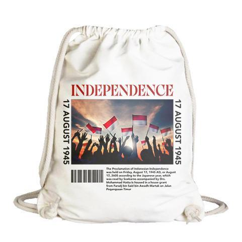 Drawstring Bag - Men's Thick Waterproof Canvas Full Print … in Geylang - Image 1