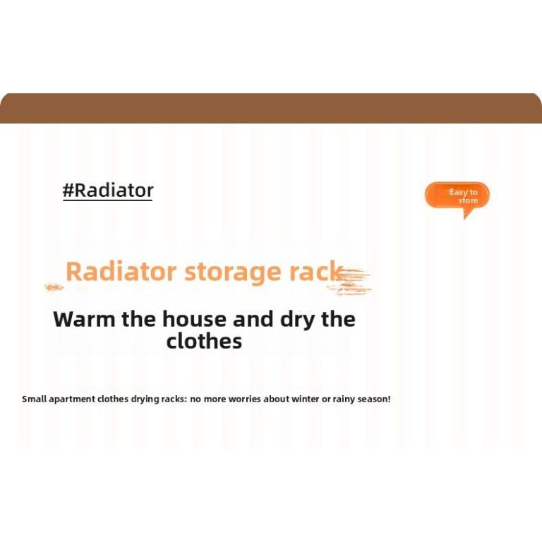Heating Radiator Clothes Hanger Home Retractable Clothes … in Sengkang - Image 1