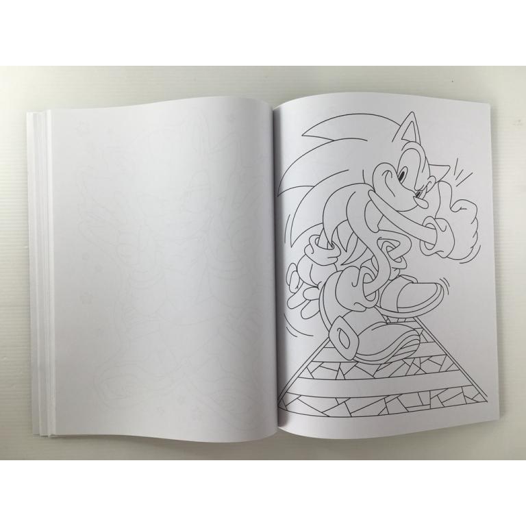 Sonic Colouring Book Second-Hand Softcover English In Good … in North-Eastern Islands - Image 1
