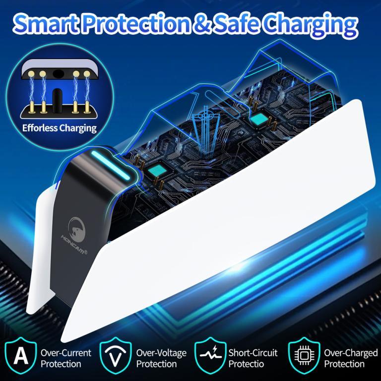 RUIPENGDA Dual Charging Dock For PS5 Controller Type-C Fast … in Mandai - Image 1