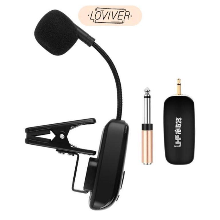 [Loviver] Portable Cordless Musical Instruments Mic Clip On … in Geylang - Image 1