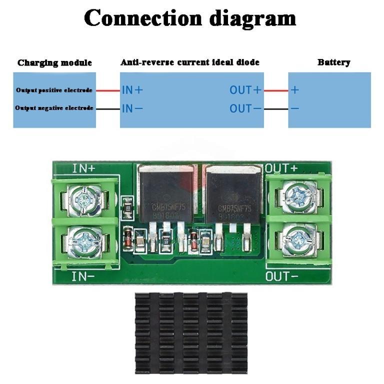 Solar Anti Backflow Ideal Diode Charging Protection Module … in Toa Payoh - Image 1