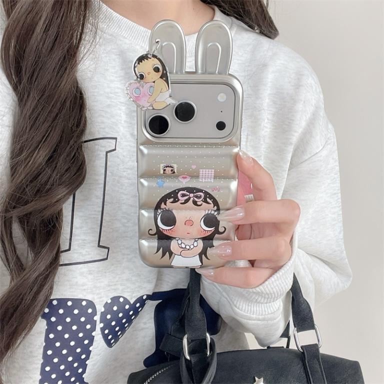 [Plated Rabbit Ear] Phone Case/Suitable for iPhone 16 Pro … in North-Eastern Islands - Image 1