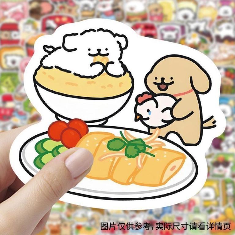 New Creative Line Puppy Sticker Cartoon ins Cute Sticker … in Toa Payoh - Image 1