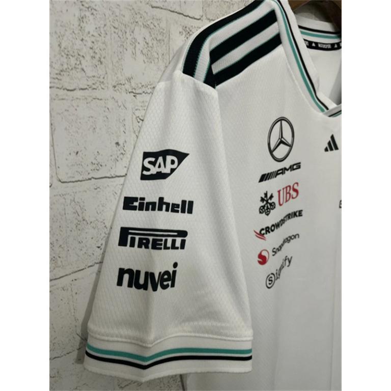 2025 Benz Racing Suit Rugby Jerseys Men Short Sleeve Round … in Mandai - Image 1
